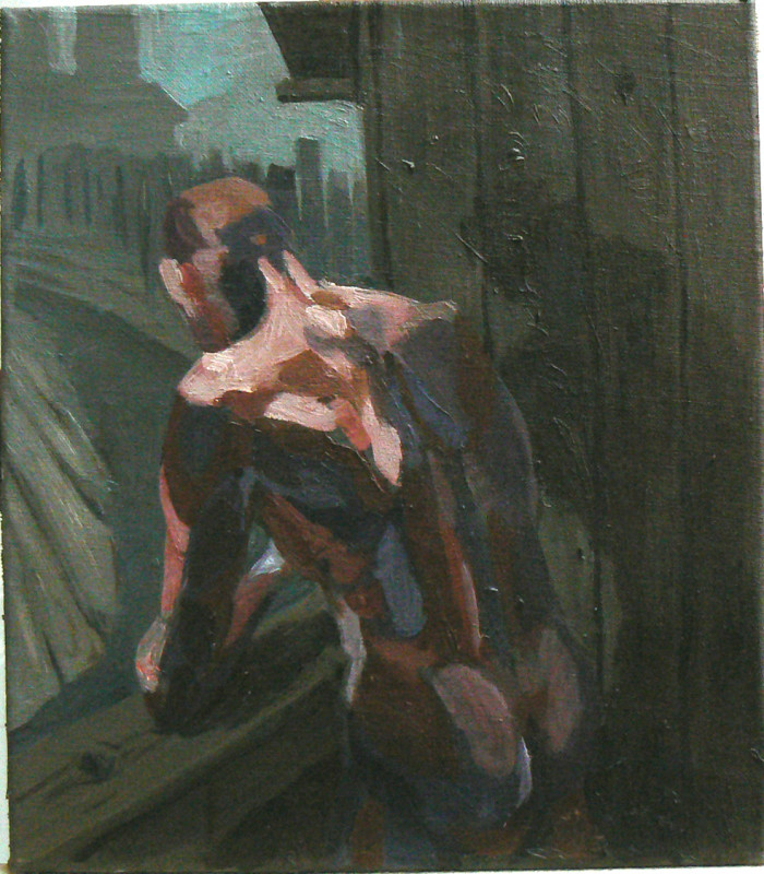Bez názvu, olej na plátně, 40x35, 2007