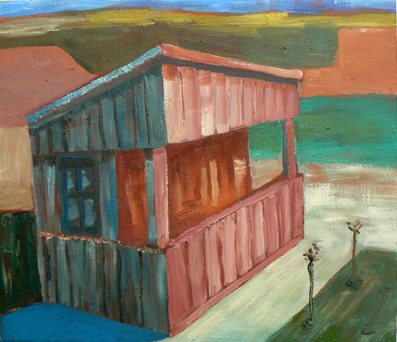 Bouda I., olej na plátně, 35x45, 2007