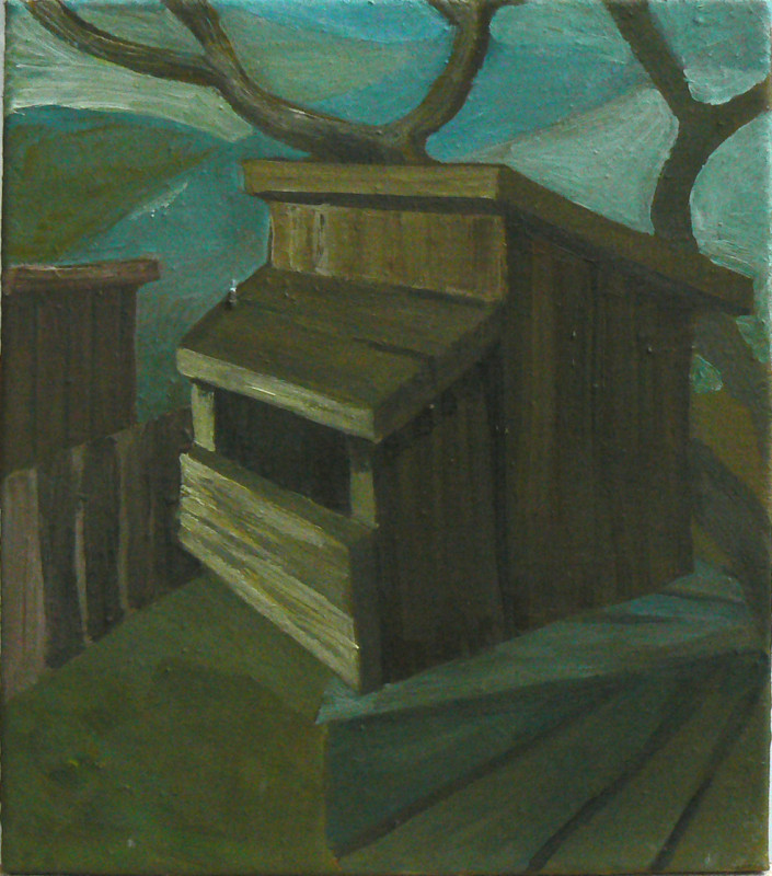 Budka II., olej na plátně, 35x40, 2007
