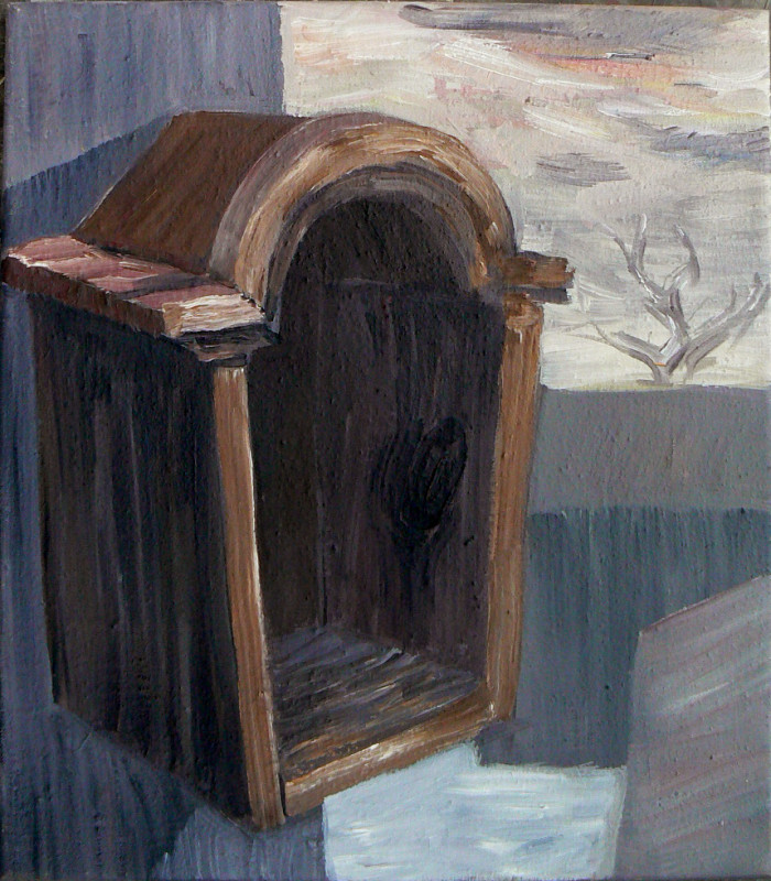 Budka VI., olej na plátně, 35x40, 2007