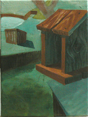 Budka I., olej na plátně, 30x40, 2007