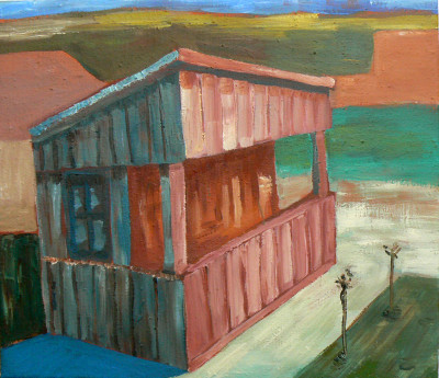 Bouda I., olej na plátně, 35x45, 2007