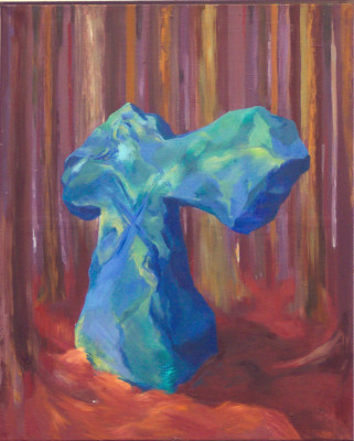 Smírčí kříž, olej na plátně, 120x150, 2005
