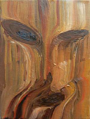 Portrét I., olej na plátně, 2007