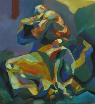 Kuks II., olej na plátně, 130x120, 2006