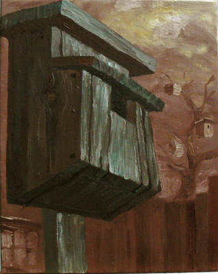 Budka IV., olej na plátně, 40x50, 2007